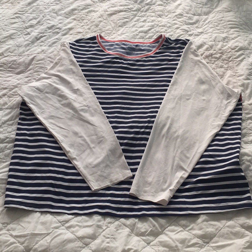 Lands End Swim Tee Rash Guard